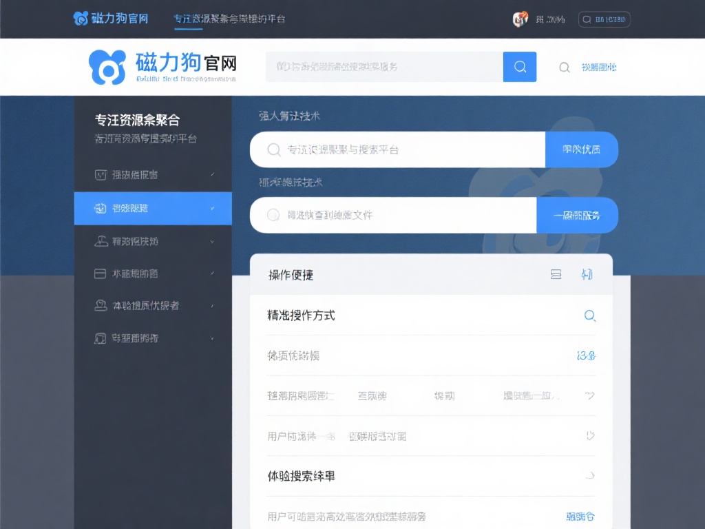 磁力狗官网是一个专注于资源聚合与搜索的平